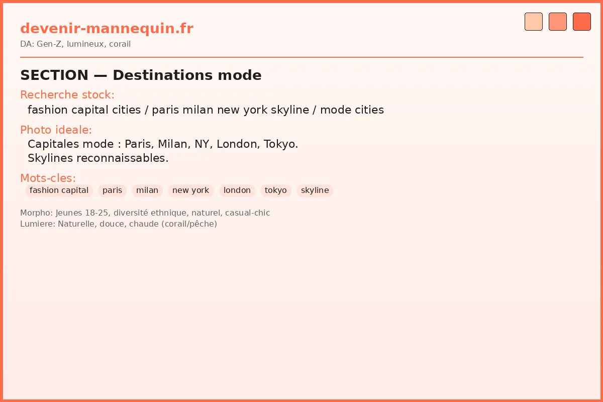 Capitales de la mode — Paris Milan New York London