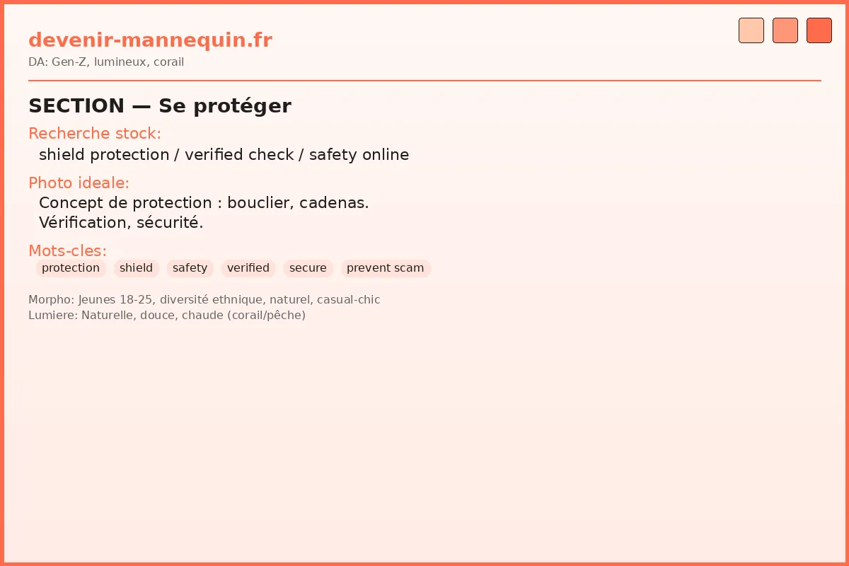 Se protéger des arnaques dans le mannequinat