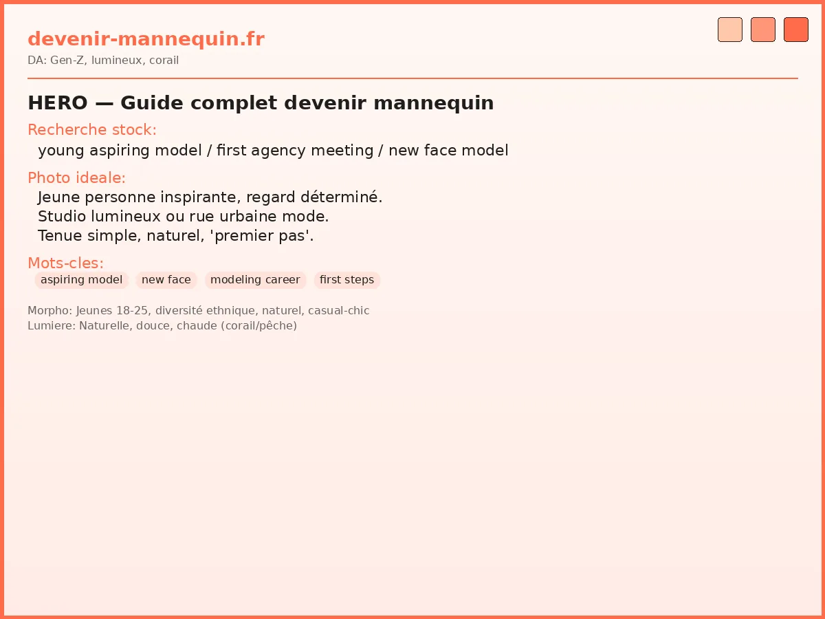 Guide devenir mannequin — premiers pas dans le mannequinat