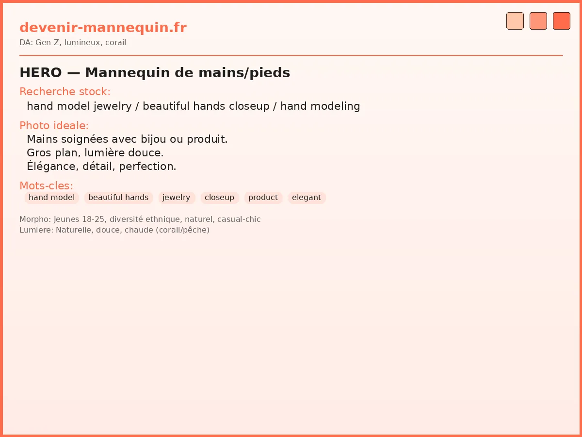 Mannequin de mains — gros plan mains avec bijou