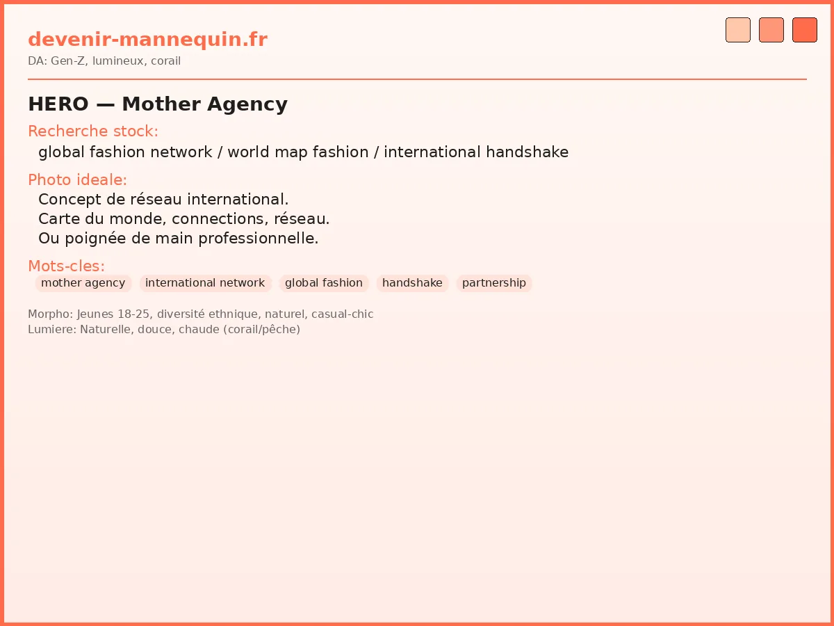 Mother agency — réseau international de mannequinat
