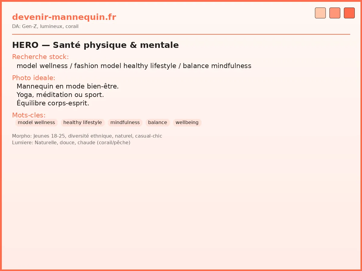 Santé physique et mentale mannequin — bien-être